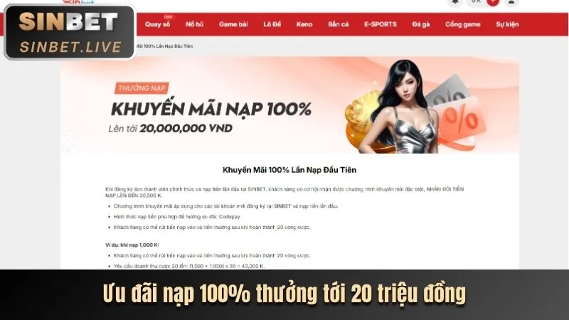 Ưu đãi chào mừng thành viên mới Win55